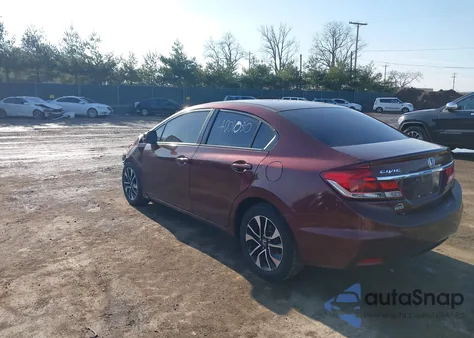 2013 Honda Civic Ex z USA, uszkodzony, nr VIN 19XFB2F84DE220543